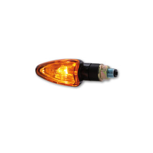 Clignotant  HIGHSIDER smart Arrow Mini homologué - verre orange - la paire