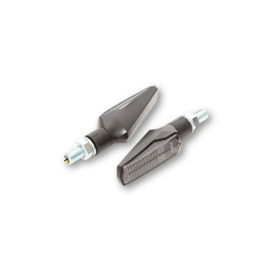 Clignotant/feu de position LED HIGHSIDER smart Fineline 2en1 homologué - verre fumé - la paire