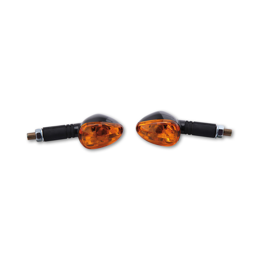 Clignotant  HIGHSIDER smart Little Duke homologué - verre orange - la paire