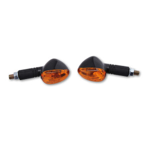 Clignotant  HIGHSIDER smart Little Duke homologué - verre orange - la paire