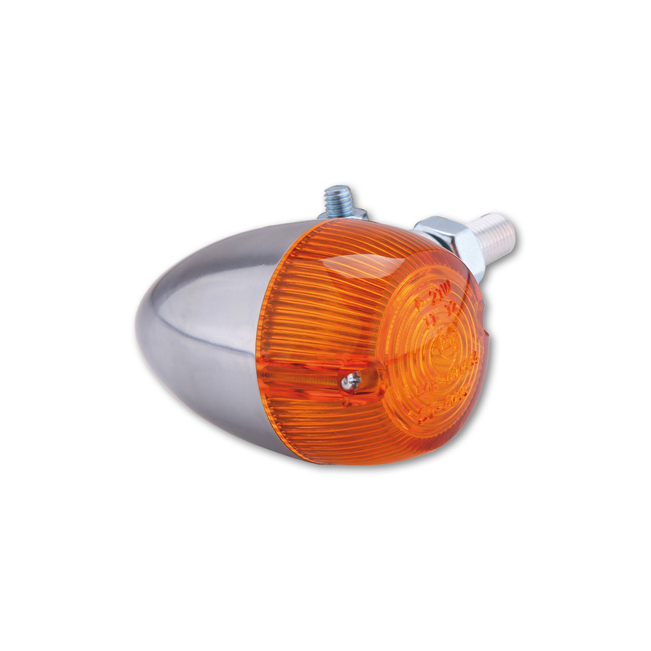 Clignotant  HIGHSIDER smart Bullet Light 1 homologué - verre orange - l'unité