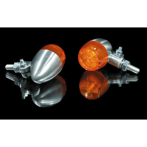 Clignotant  HIGHSIDER smart Bullet Light 1 homologué - verre orange - l'unité