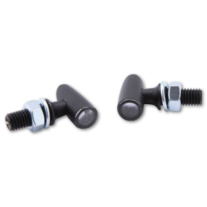 Feu arrière/clignotant LED HIGHSIDER pro Proton One 3en1 homologué - verre fumé - la paire