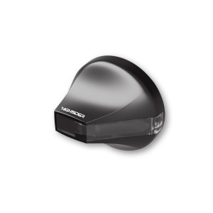 Clignotant LED embout de guidon HIGHSIDER pro Flight homologué - verre fumé - la paire
