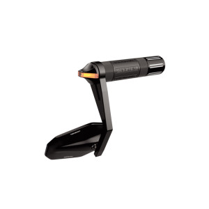 Clignotant LED embout de guidon HIGHSIDER pro Flight homologué - verre fumé - la paire