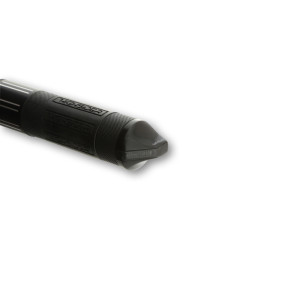 Clignotant LED embout de guidon HIGHSIDER pro Flight homologué - verre fumé - la paire