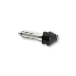 Clignotant LED embout de guidon HIGHSIDER pro Flight homologué - verre fumé - la paire