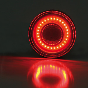 Feu arrière/clignotant LED HIGHSIDER pro Apollo Bullet 3en1 homologué - verre fumé - la paire