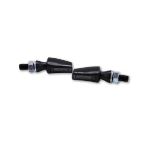 Clignotant LED HIGHSIDER pro Flight homologué - verre fumé - la paire