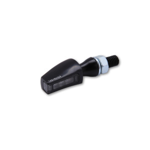Clignotant LED HIGHSIDER pro Flight homologué - verre fumé - la paire
