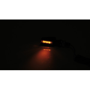Clignotant LED HIGHSIDER pro Flight homologué - verre fumé - la paire