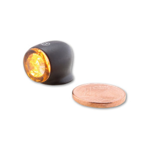 Feu arrière/clignotant LED HIGHSIDER pro Proton Two 3en1 homologué - verre fumé - la paire