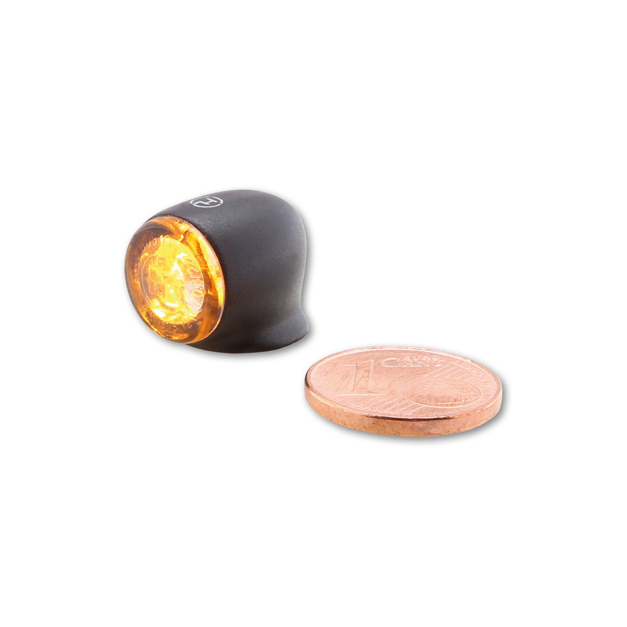Feu arrière/clignotant LED HIGHSIDER pro Proton Two 3en1 homologué - verre fumé - la paire