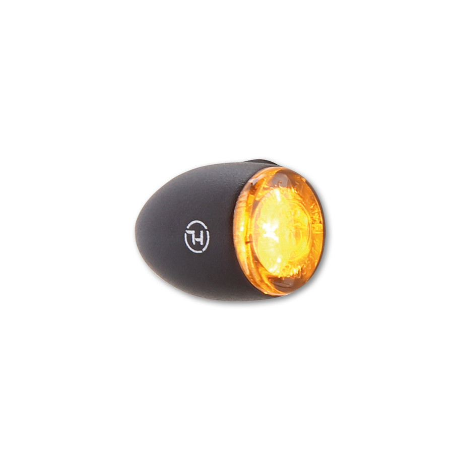 Clignotant LED HIGHSIDER pro Proton Two homologué - verre fumé - la paire