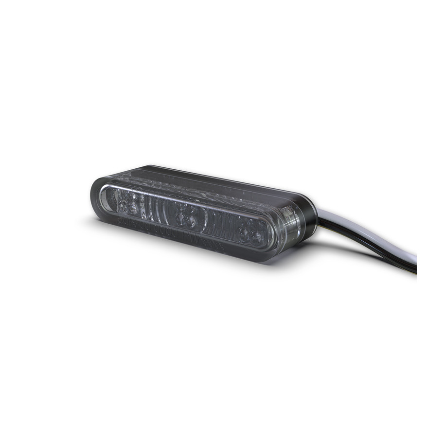 Clignotant/feu de position LED HIGHSIDER pro Star-MX1 Pro Module 2en1 homologué - verre fumé - la paire