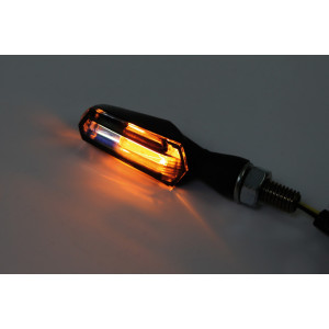 Clignotants avec feu de position LED HIGHSIDER smart SCURO 2in1 - verres fumés