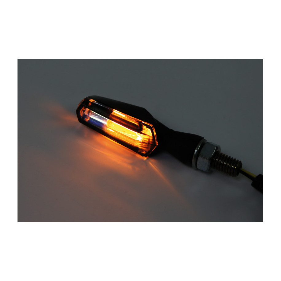 Clignotants avec feu de position LED HIGHSIDER smart SCURO 2in1 - verres fumés