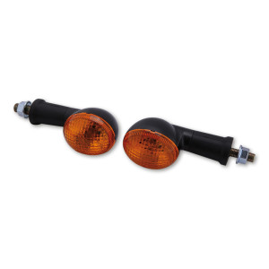 Clignotants HIGHSIDER smart OVAL Mini - noir