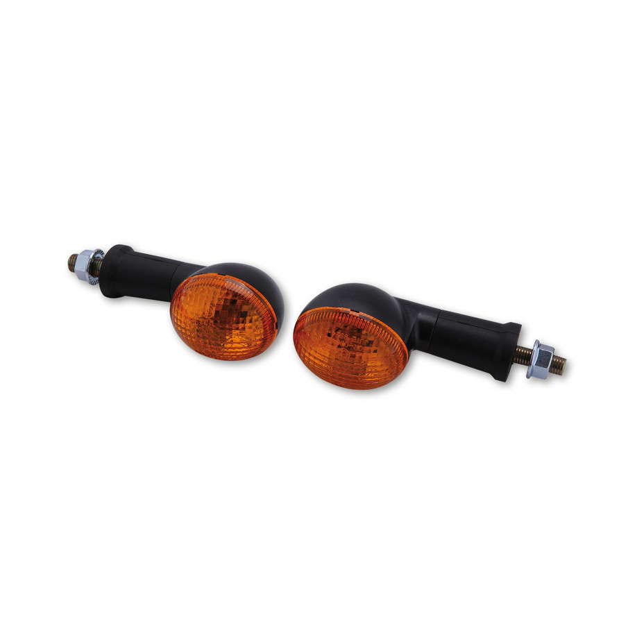 Clignotants HIGHSIDER smart OVAL Mini - noir