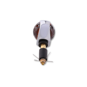 Clignotant de guidon HIGHSIDER smart OCHSENAUGE - verre fumé