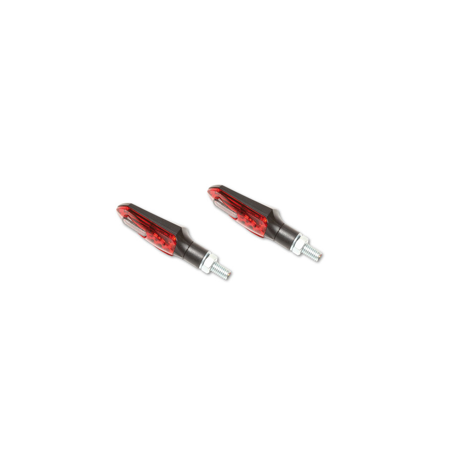 Clignotants LED HIGHSIDER smart ARROWHEAD 3in1 feu arrière/feu de stop - teinté / rouge