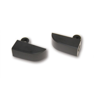 Supports de clignotant HIGHSIDER pro - noir - la paire