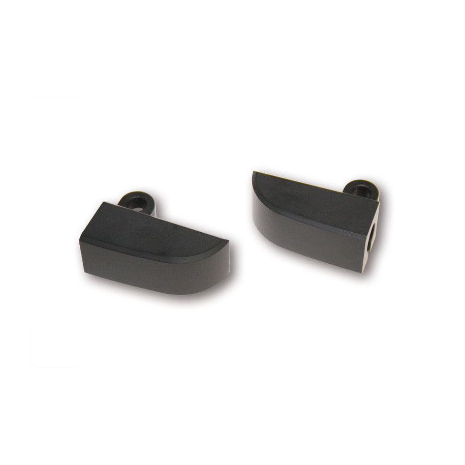 Supports de clignotant HIGHSIDER pro - noir - la paire