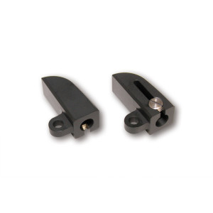 Supports de clignotant HIGHSIDER pro - noir - la paire