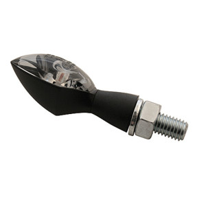 Clignotants LED HIGHSIDER pro - Pen Head - noir/fumé - homologué E - la paire