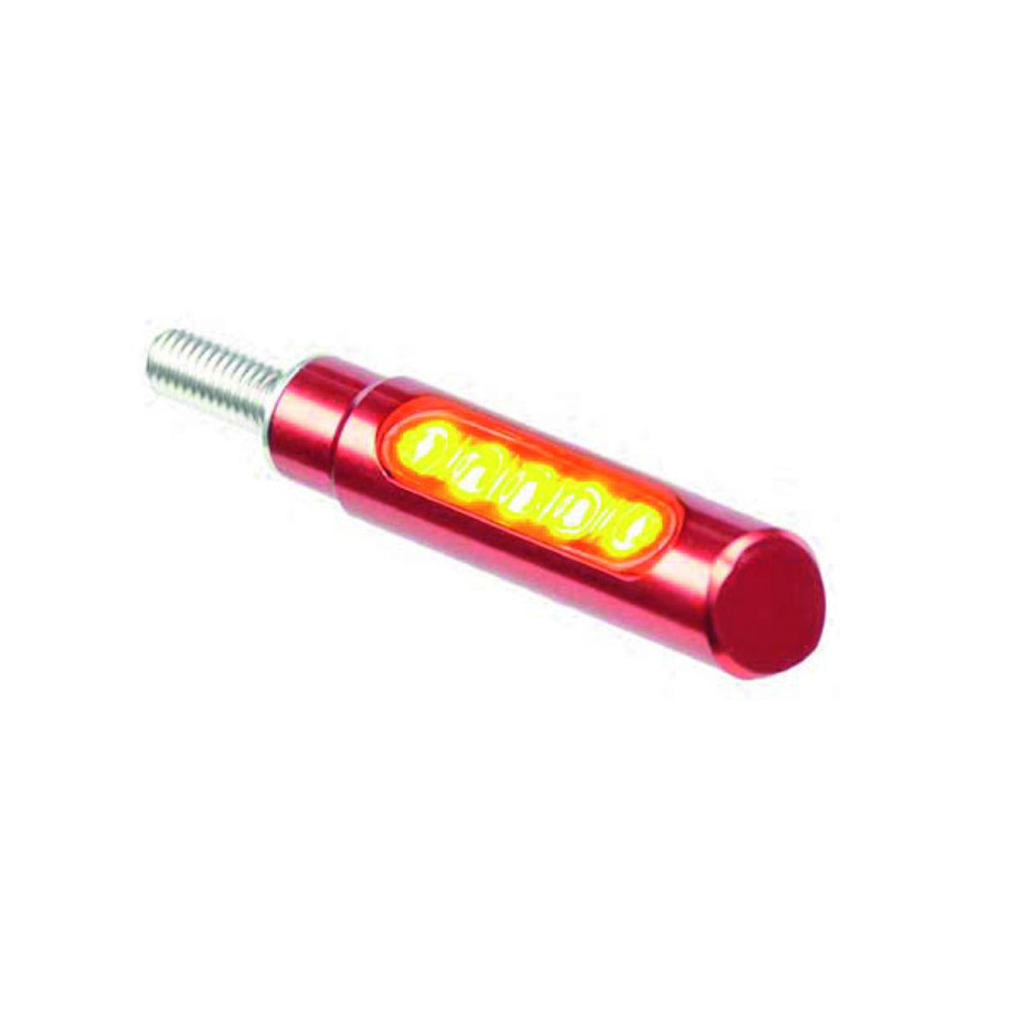 Clignotants LIGHTECH Led aluminium rouge - TheTube