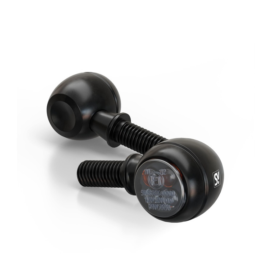 Feu arrière/clignotant  HIGHSIDER smart Circula-S 3en1 homologué - verre fumé - la paire