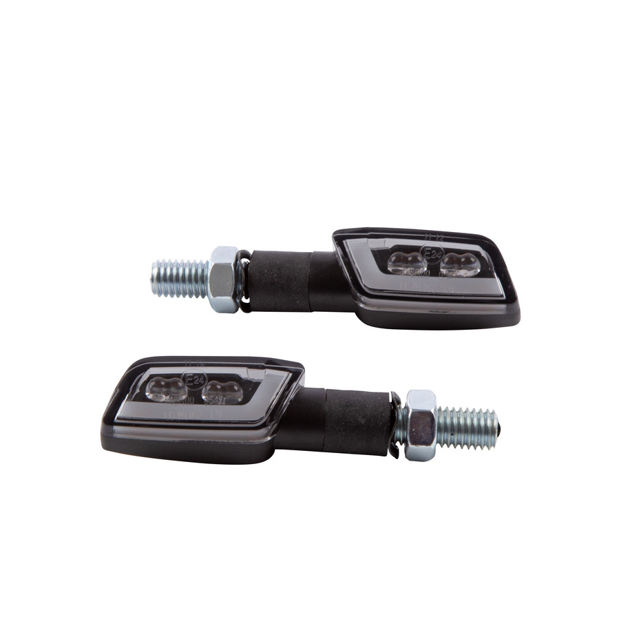Clignotant/feu de position LED HIGHSIDER smart Formula-TS 2en1 homologué - verre fumé - la paire