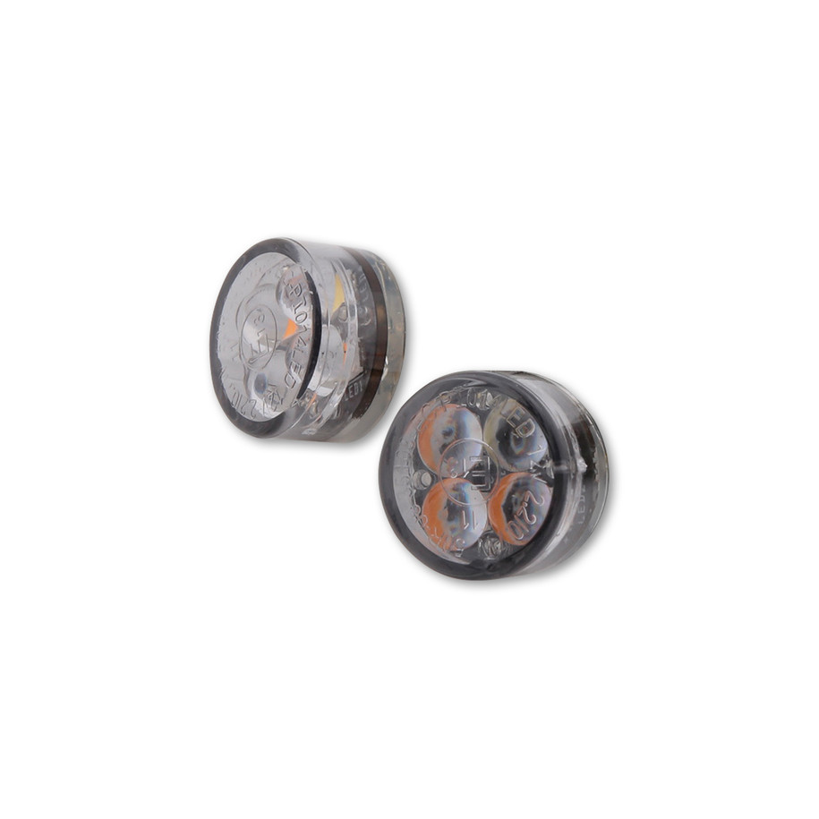 Clignotant/feu de position LED HIGHSIDER smart Module Sixteen 2en1 homologué - verre fumé - la paire