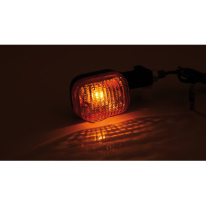 Clignotant  HIGHSIDER smart Duc Style homologué - verre orange - l'unité