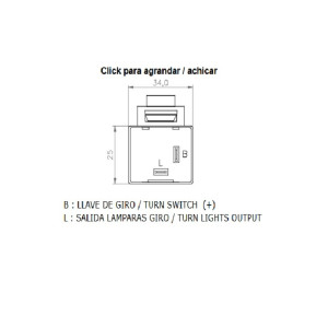 Centrale de clignotants électronique TECNIUM by DZE