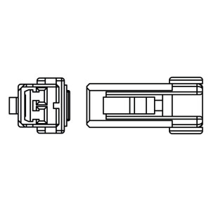 Câble adaptateur HIGHSIDER clignotant - Harley Davidson