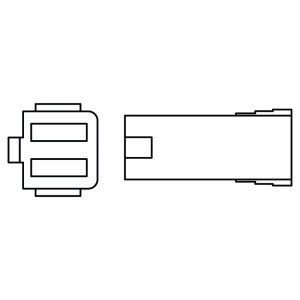 Câble adaptateur HIGHSIDER clignotant - Suzuki
