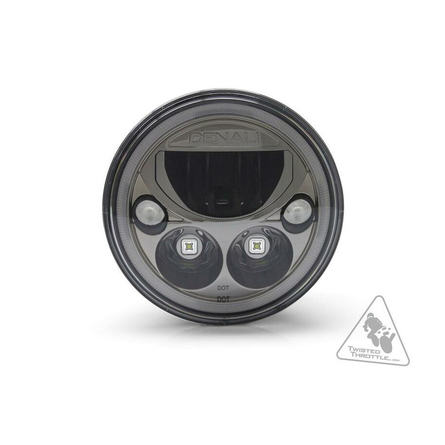 Phare DENALI M7 LED Ø177mm noir chrome