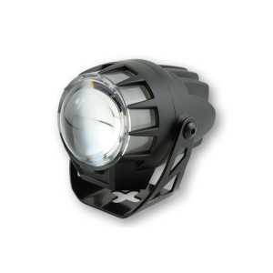 Feu avant LED HIGHSIDER pro Dual-Stream - 45 mm - homologué E - noir - à l'unité