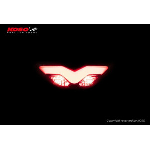 Feu arrière LED KOSO - rouge