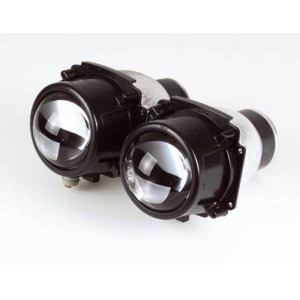 Feux avant HIGHSIDER smart - ellipsoïdes - homologué E - noir - paire