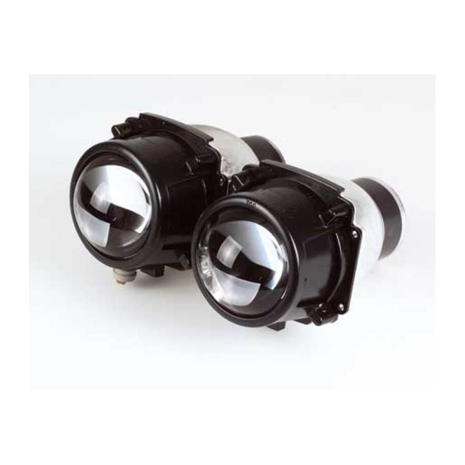 Feux avant HIGHSIDER smart - ellipsoïdes - homologué E - noir - paire