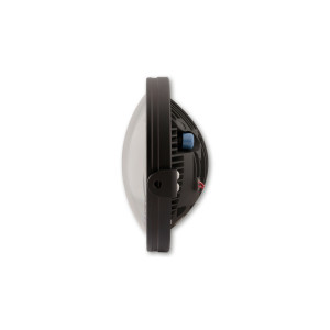 Feu avant LED HIGHSIDER pro Frame-R1 Type 8 - 7 pouces - réflecteur fumé - fixation latérale - noir