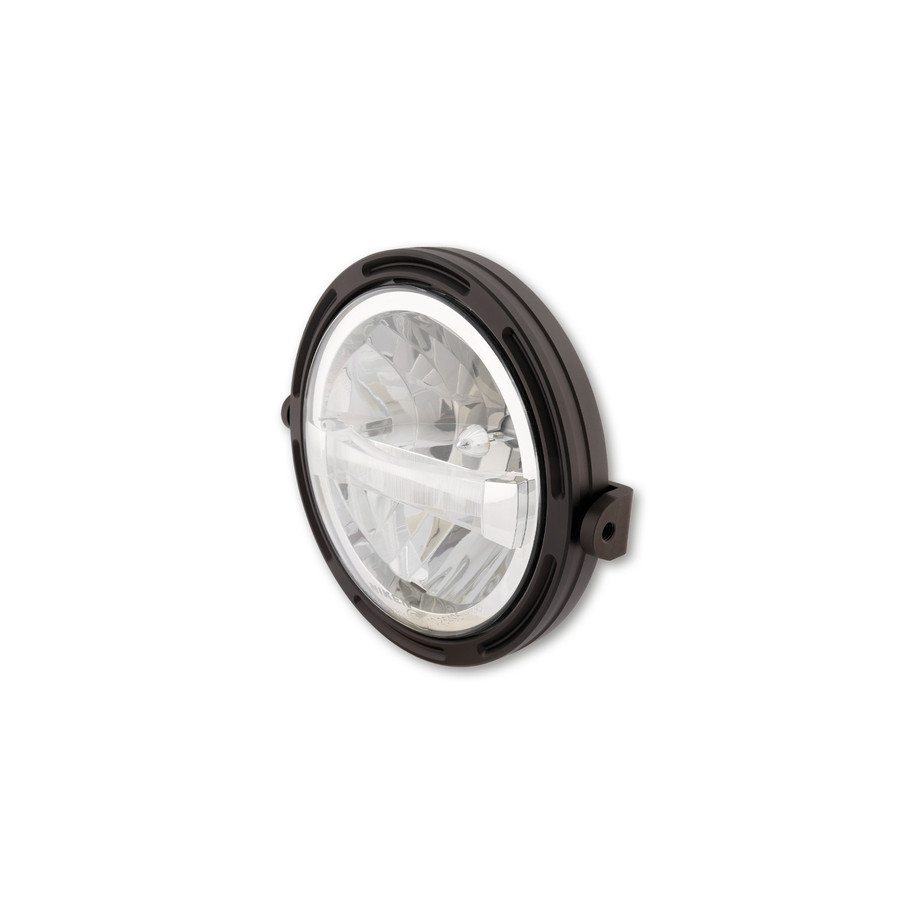 Feu avant LED HIGHSIDER pro Frame-R1 Type 4 - 7 pouces - fixation latérale - noir