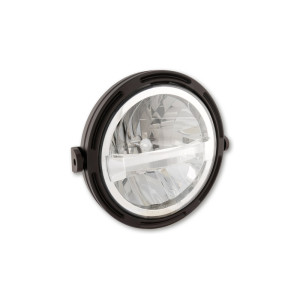 Feu avant LED HIGHSIDER pro Frame-R1 Type 4 - 7 pouces - fixation latérale - noir