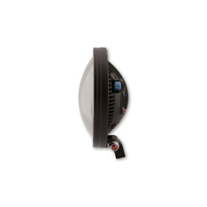Feu avant LED HIGHSIDER pro Frame-R1 Type 8 - 7 pouces - fixation inférieure - noir