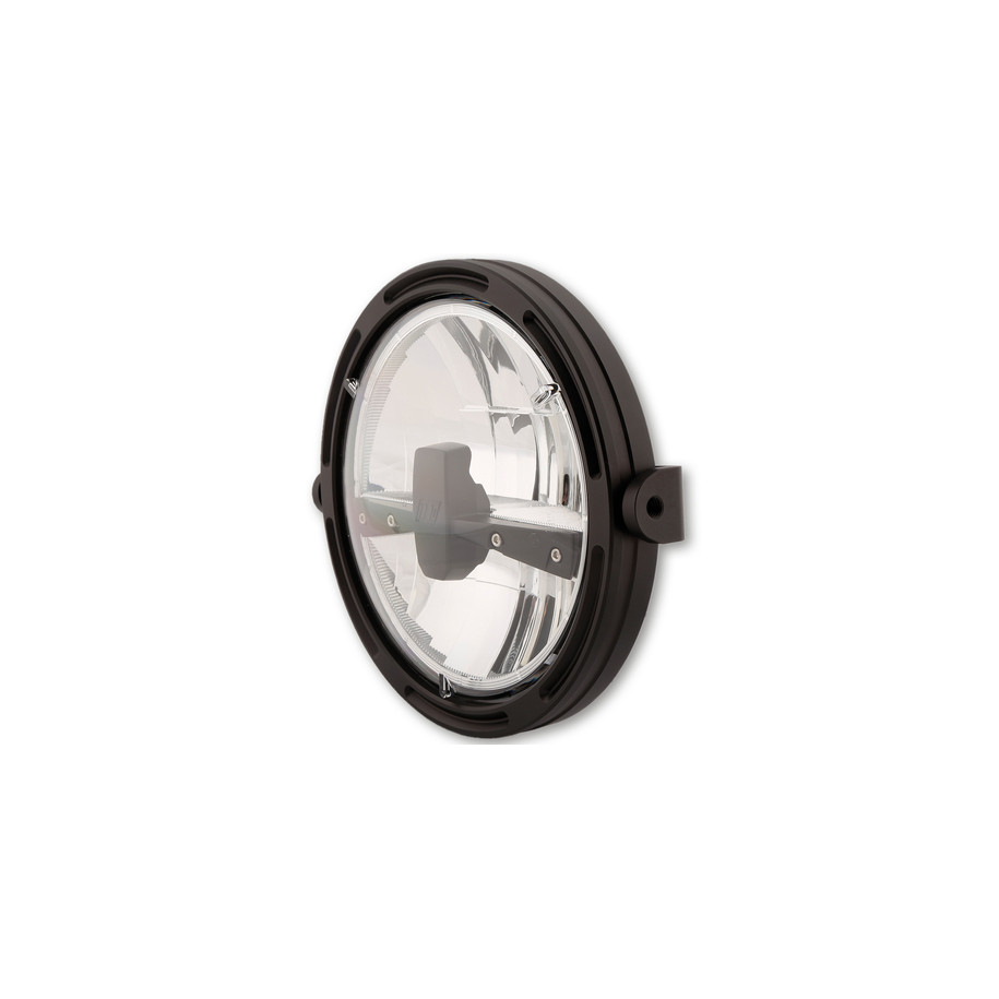 Feu avant LED HIGHSIDER pro Frame-R1 Type 3 - 7 pouces - fixation latérale - noir