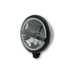 Feu avant LED HIGHSIDER pro Bates Style Type 5 - 5 3/4 pouces - fixation inférieure - noir
