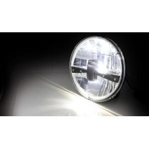 Feu avant LED HIGHSIDER pro Frame-R1 Type 3 - 7 pouces - fixation inférieure - noir