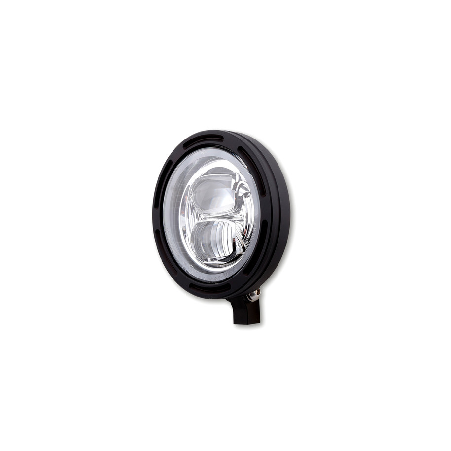 Feu avant LED HIGHSIDER pro Frame-R2 Type 7 - 5 3/4 pouces - fixation inférieure - noir
